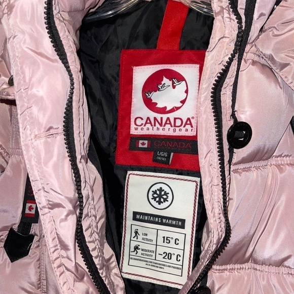 Canada Weather Gear Girl Jacket Size L - Picture 8 of 8